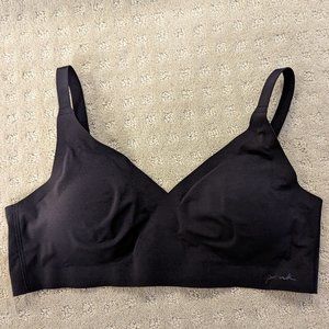 Victoria Secret Pink Bralette Wireless Smooth Size L Black